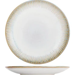 Cosy & Trendy Assiettes^Service de table en Grès Listra bleu/beige - 18 pièces