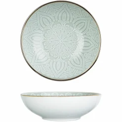 Cosy & Trendy Assiettes^Service de table en Grès Murano vert - 18 pièces