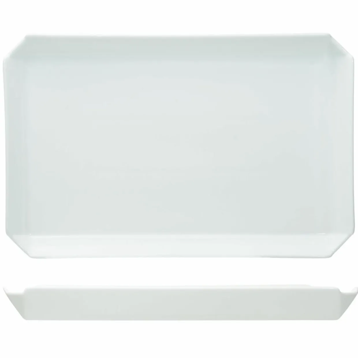 Cosy & Trendy Assiettes^Service de table en Porcelaine Edge blanc - 18 pièces