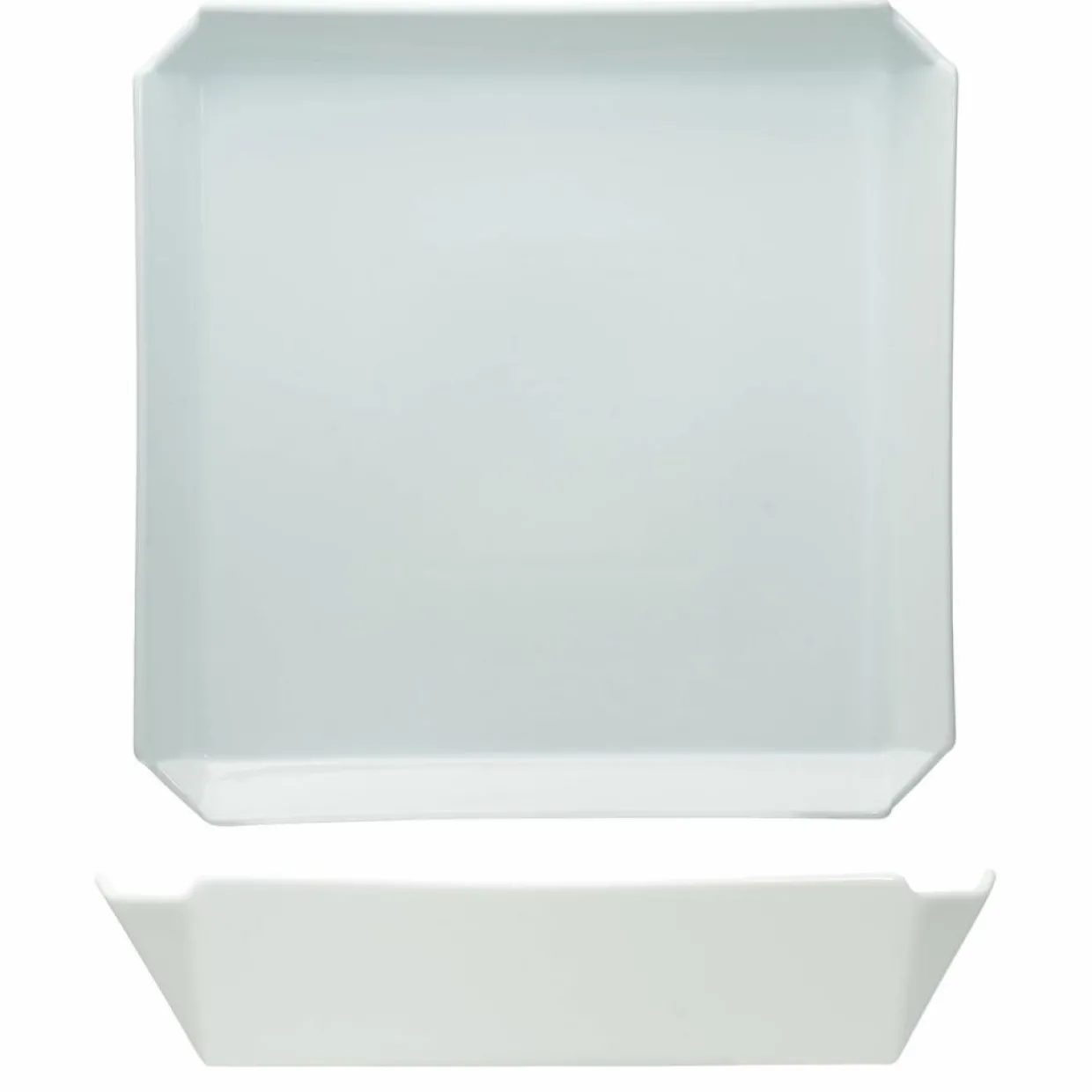 Cosy & Trendy Assiettes^Service de table en Porcelaine Edge blanc - 18 pièces