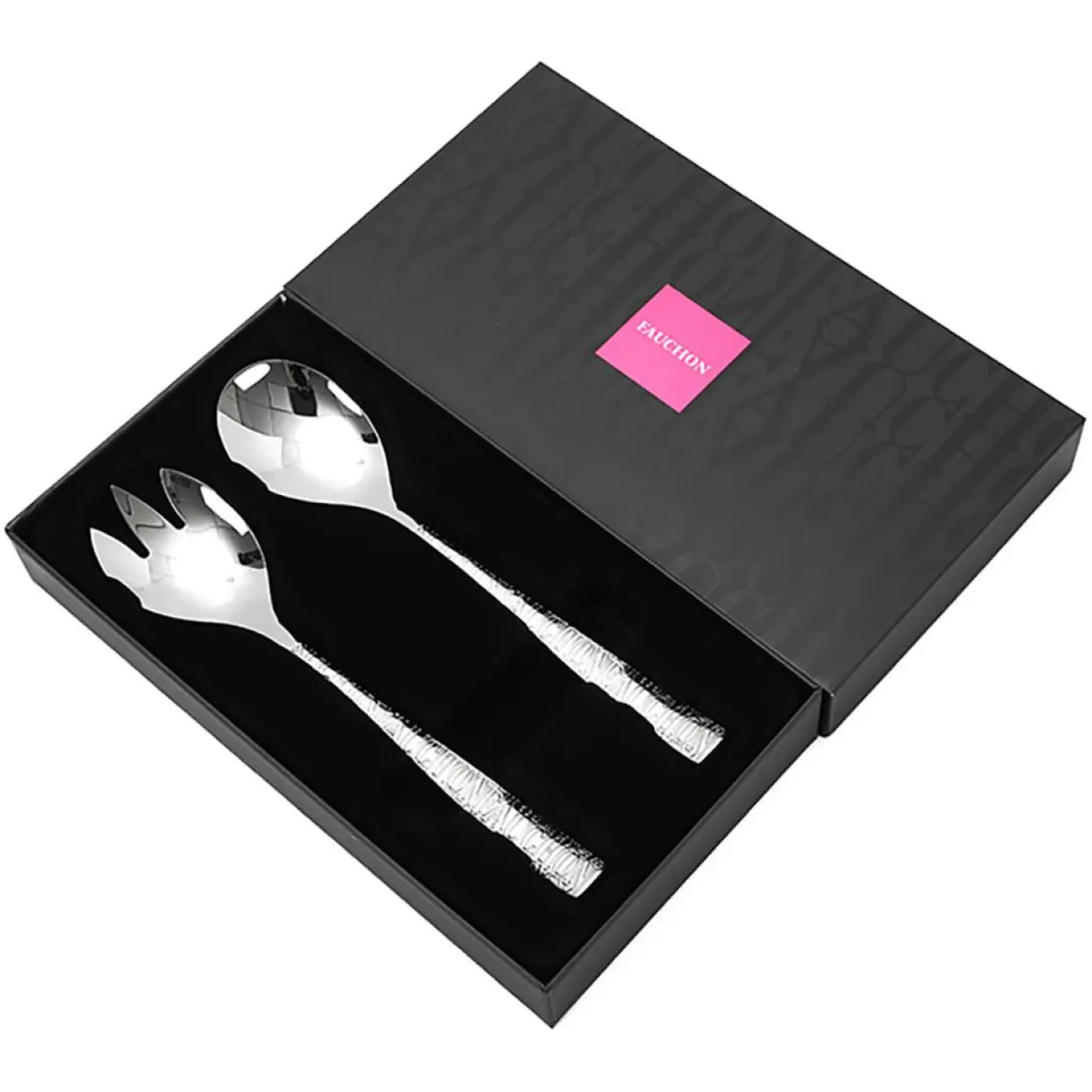 Service salade Signature 2 pièces argenté-Fauchon Best