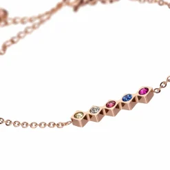 Femme Amelia Parker Montres^Set Montre Femme & Bracelet Gold Plaza en Acier rose doré