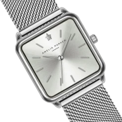 Femme Amelia Parker Montres^Set Montre Femme & Bracelet Plaza en Acier argenté