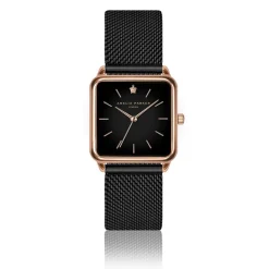 Femme Amelia Parker Montres^Set Montre Femme 2 Bracelets Night Plaza en Acier rose doré/noir