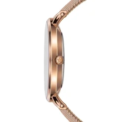 Femme Amelia Parker Montres^Set Montre Femme 2 Bracelets Coral en Acier & Cuir rose doré/noir