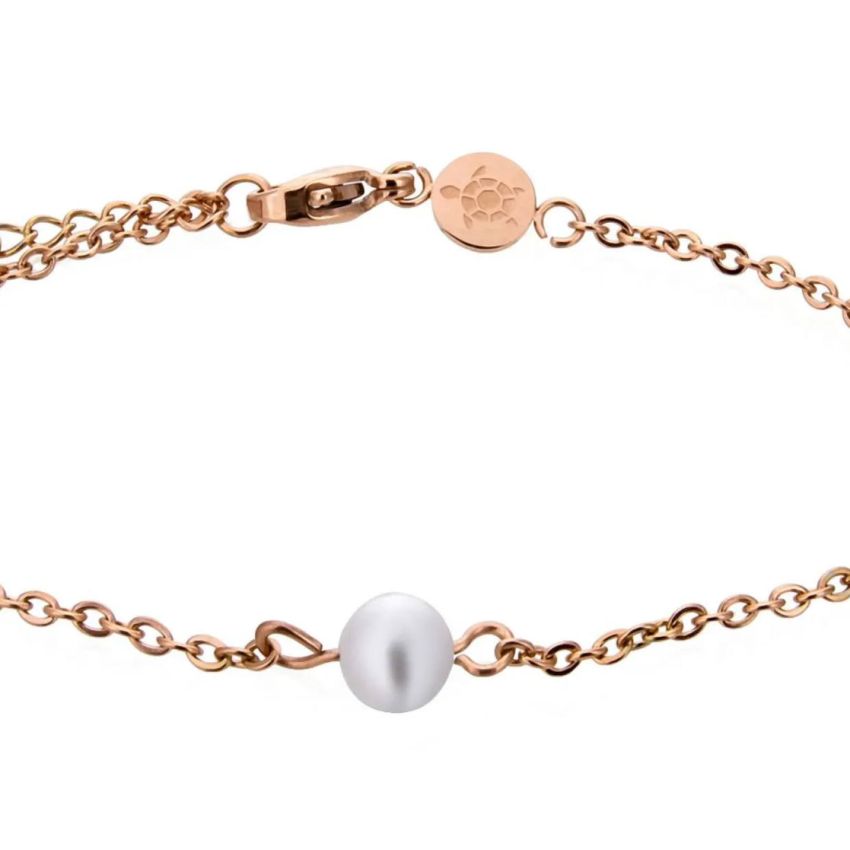 Set Montre Femme & Bracelet Petite Classique en Acier rose doré-Amelia Parker
