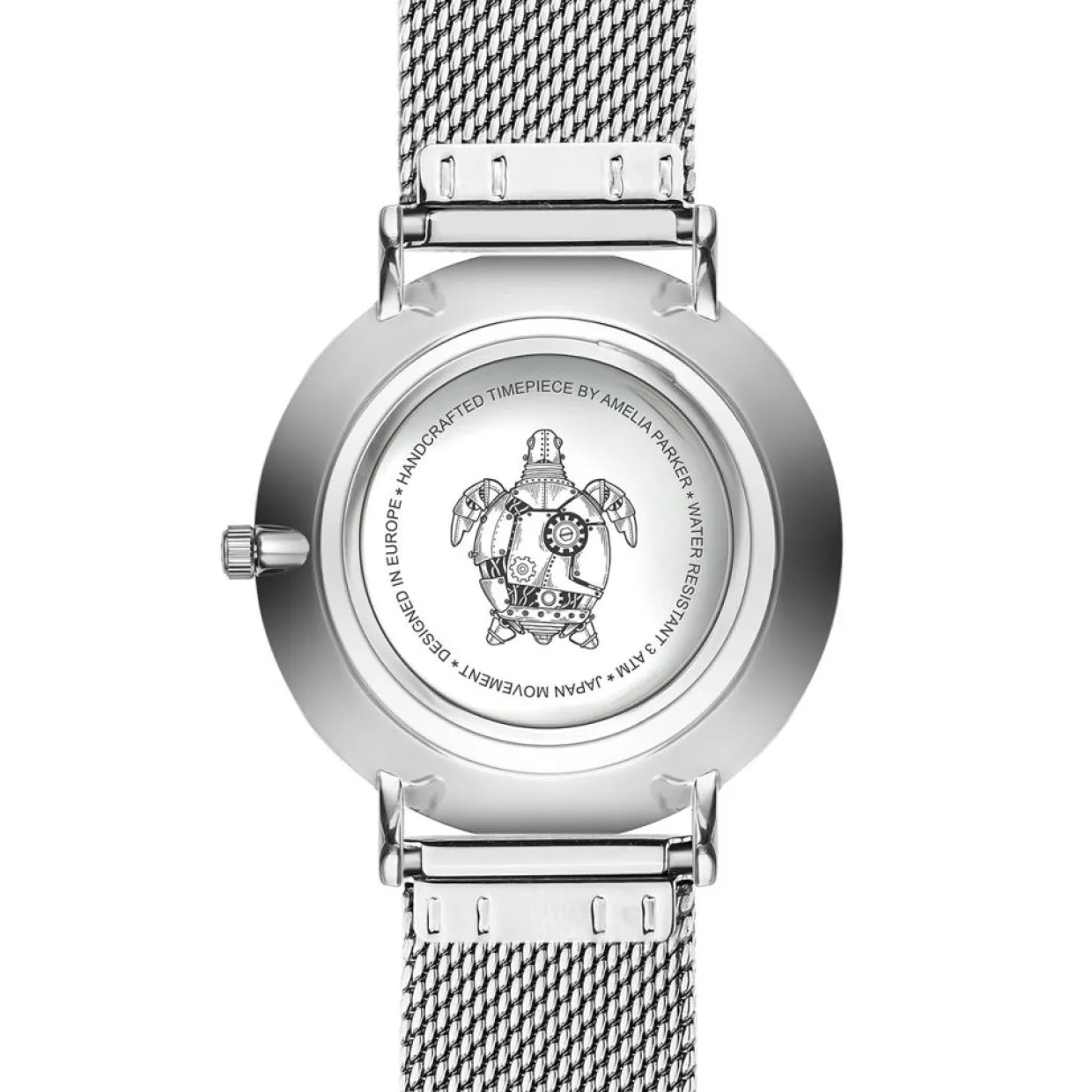 Femme Amelia Parker Montres^Set Montre Femme 2 Bracelets Capsule en Acier & Cuir argenté/blanc