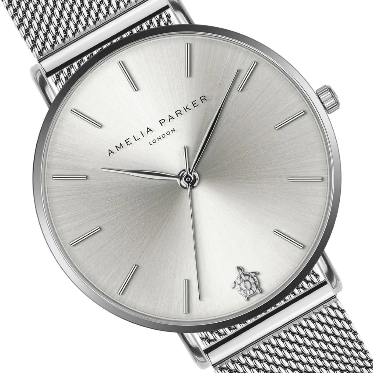 Femme Amelia Parker Montres^Set Montre Femme & Bracelet Capsule Grey en Acier argenté