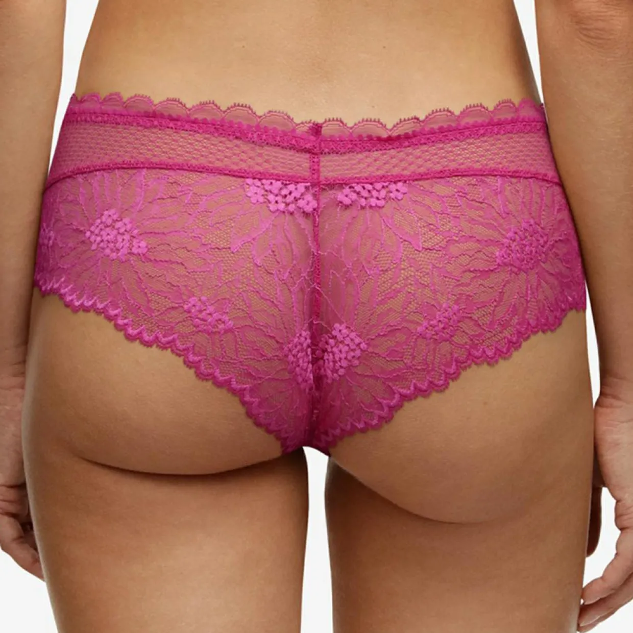 Femme Chantelle Lingerie, Nuit^Shorty Opéra rose bengale