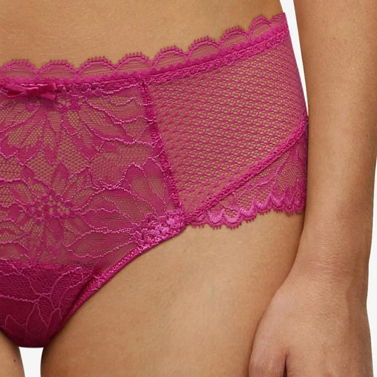 Femme Chantelle Lingerie, Nuit^Shorty Opéra rose bengale