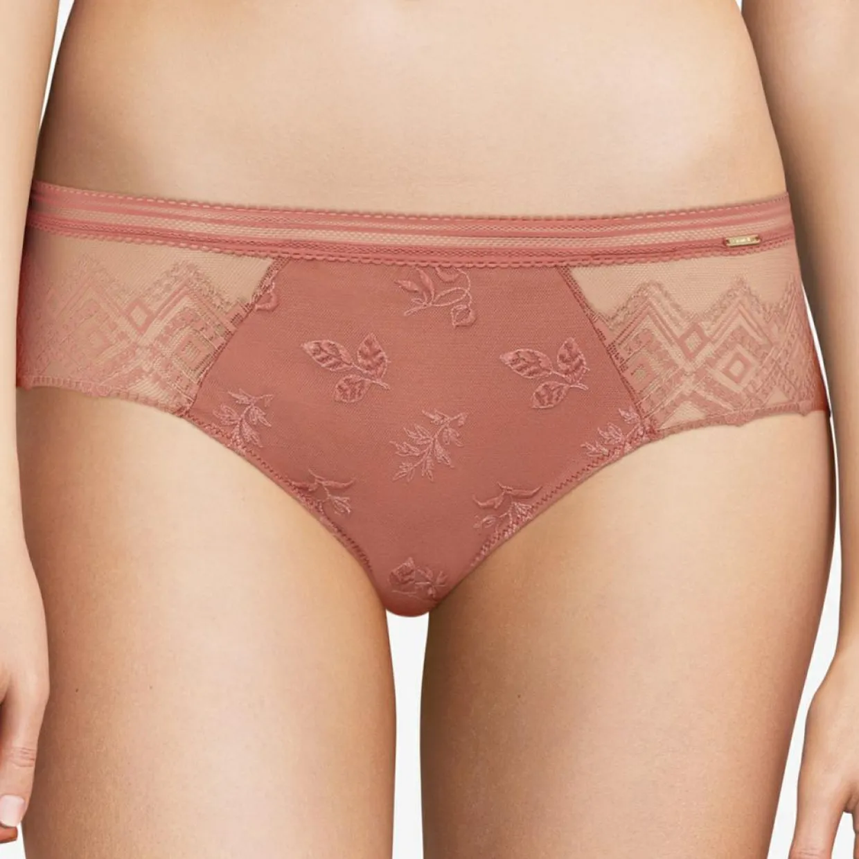 Femme Chantelle Lingerie, Nuit^Shorty Réaumur rose canyon