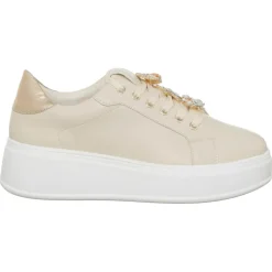 Sneakers Agathe beiges-Loretta by Loretta Outlet