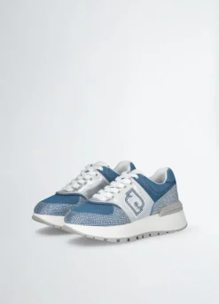 Femme Liu-Jo Baskets^Sneakers Amazing Denim/Argenté