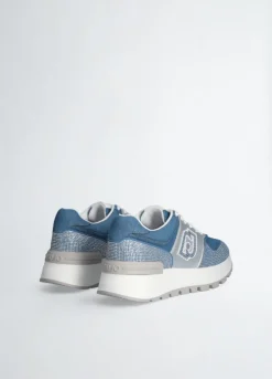 Femme Liu-Jo Baskets^Sneakers Amazing Denim/Argenté