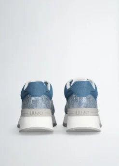 Femme Liu-Jo Baskets^Sneakers Amazing Denim/Argenté