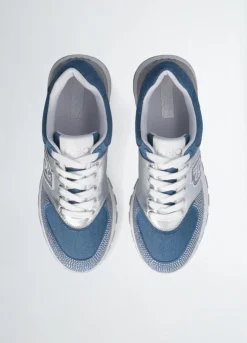 Femme Liu-Jo Baskets^Sneakers Amazing Denim/Argenté