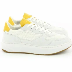 Femme Piola Baskets^Sneakers Arri blanc/jaune
