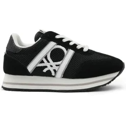 Femme Benetton Baskets^Sneakers Asra noir/blanc