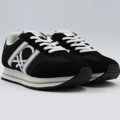 Femme Benetton Baskets^Sneakers Asra noir/blanc