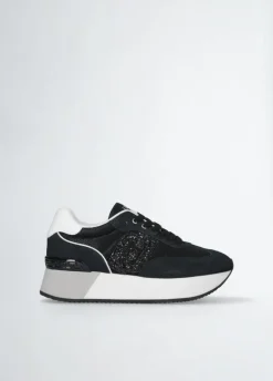 Femme Liu-Jo Baskets^Sneakers Dreamy Noires et Blanches