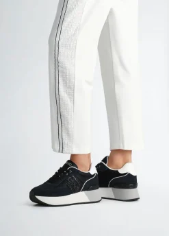 Femme Liu-Jo Baskets^Sneakers Dreamy Noires et Blanches