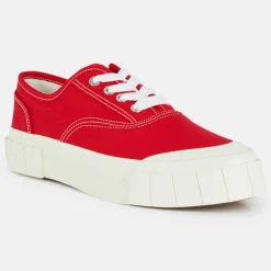 Sneakers en Coton Bio Gnace rouges-Good News Clearance