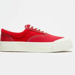Sneakers en Coton biologique Jute rouges-Good News Sale