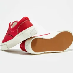 Sneakers en Coton biologique Jute rouges-Good News Sale
