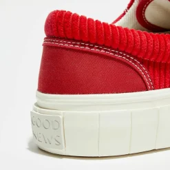 Sneakers en Coton biologique Jute rouges-Good News Sale