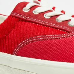 Sneakers en Coton biologique Jute rouges-Good News Sale
