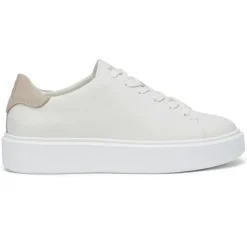 Femme Marc O'Polo Baskets^Sneakers en Cuir à Semelle Epaisse écrues