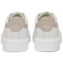 Femme Marc O'Polo Baskets^Sneakers en Cuir à Semelle Epaisse écrues