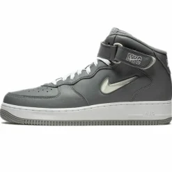 Sneakers en Cuir Air Force Mid Jewel Nyc grises-Nike Best