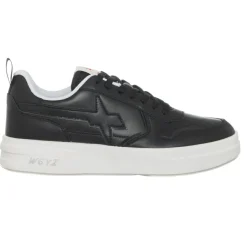 Sneakers en Cuir Bond noires-W6YZ Outlet