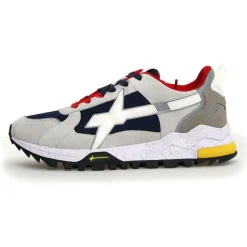 Homme W6YZ Baskets^Sneakers en Cuir Breeze bleu marine