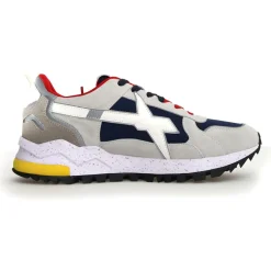 Homme W6YZ Baskets^Sneakers en Cuir Breeze bleu marine
