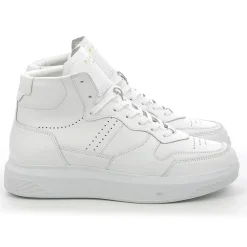 Sneakers en Cuir Cayma High blanc-Piola