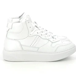 Sneakers en Cuir Cayma High blanc-Piola