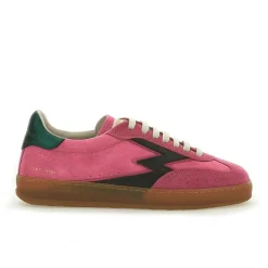 Femme Moa Concept Baskets^Sneakers en cuir Club rose