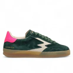 Femme Moa Concept Baskets^Sneakers en cuir Club vert