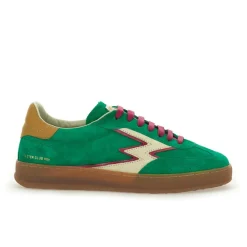 Sneakers en cuir Club vert-Moa Concept Outlet