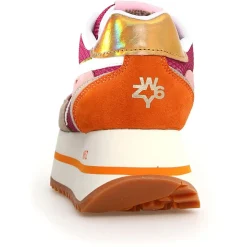 Femme W6YZ Baskets^Sneakers en Cuir Deva beiges