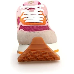 Femme W6YZ Baskets^Sneakers en Cuir Deva beiges