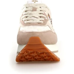 Femme W6YZ Baskets^Sneakers en Cuir Deva beiges