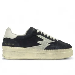 Femme Moa Concept Baskets^Sneakers en Cuir Double Club noir