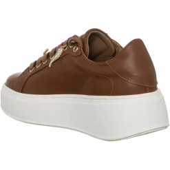Femme Loretta Pettinari Baskets^Sneakers en Cuir Garance marron