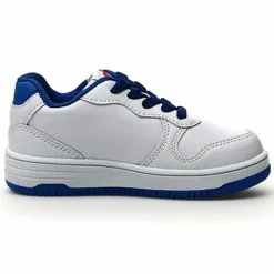 Femme W6YZ Baskets^Sneakers en Cuir Gazo bleu/blanc