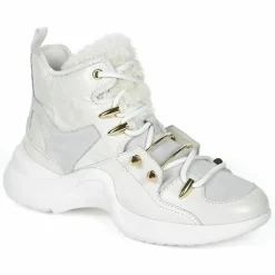 Sneakers en Cuir Getty blanches-Mi/Mai Best
