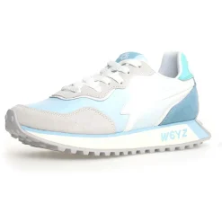 Femme W6YZ Baskets^Sneakers en Cuir Jet2 argentées