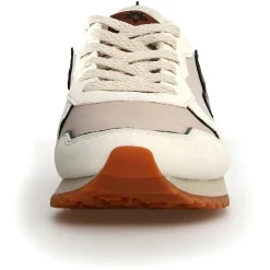 Sneakers en Cuir Jet beiges-W6YZ